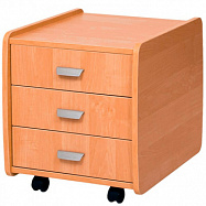 Тумба выкатная Астек на 3 ящика